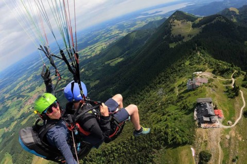 Tandem-Paragliden Hochries